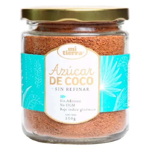 Azúcar de Coco sin refinar 250 Grs