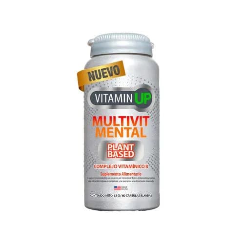 Vitamin UP Multivit Mental Plant Based 60 Tabletas
