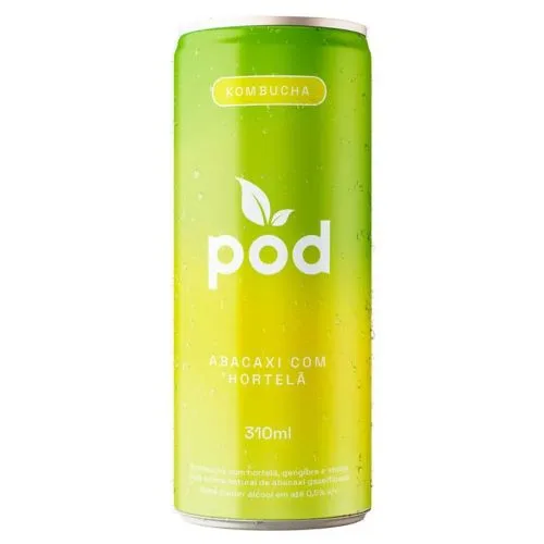 Kombucha Piña y Menta 310 ml