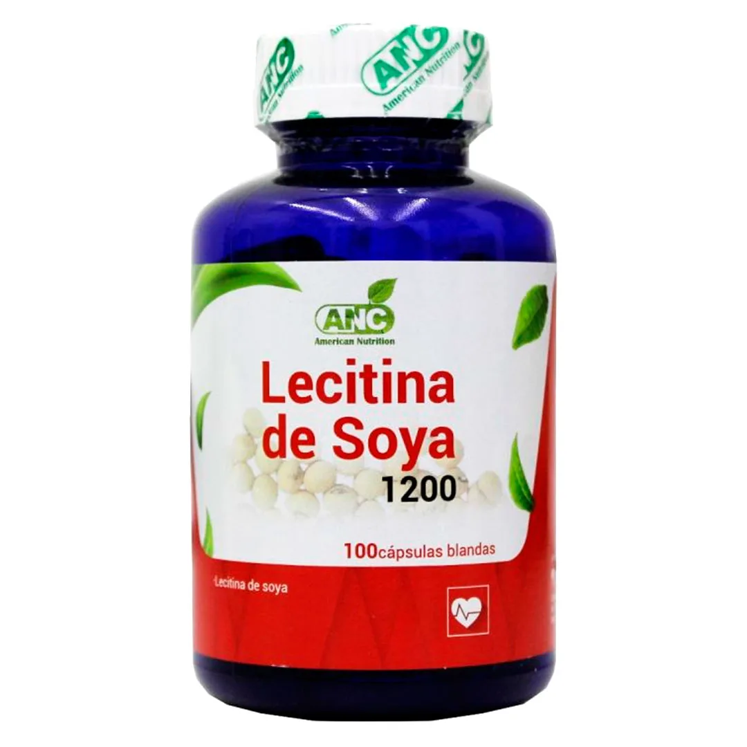Lecitina de Soya 1200 100 capsulas blandas