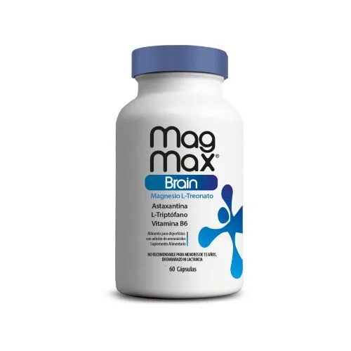 Mag Max Magnesio L-Treonato con L-Triptófano y B6 60 cápsulas