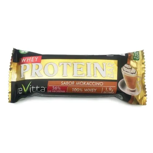 Barra de 36% Proteína sin Gluten sin Lactosa Sabor Mocaccino 45 gr
