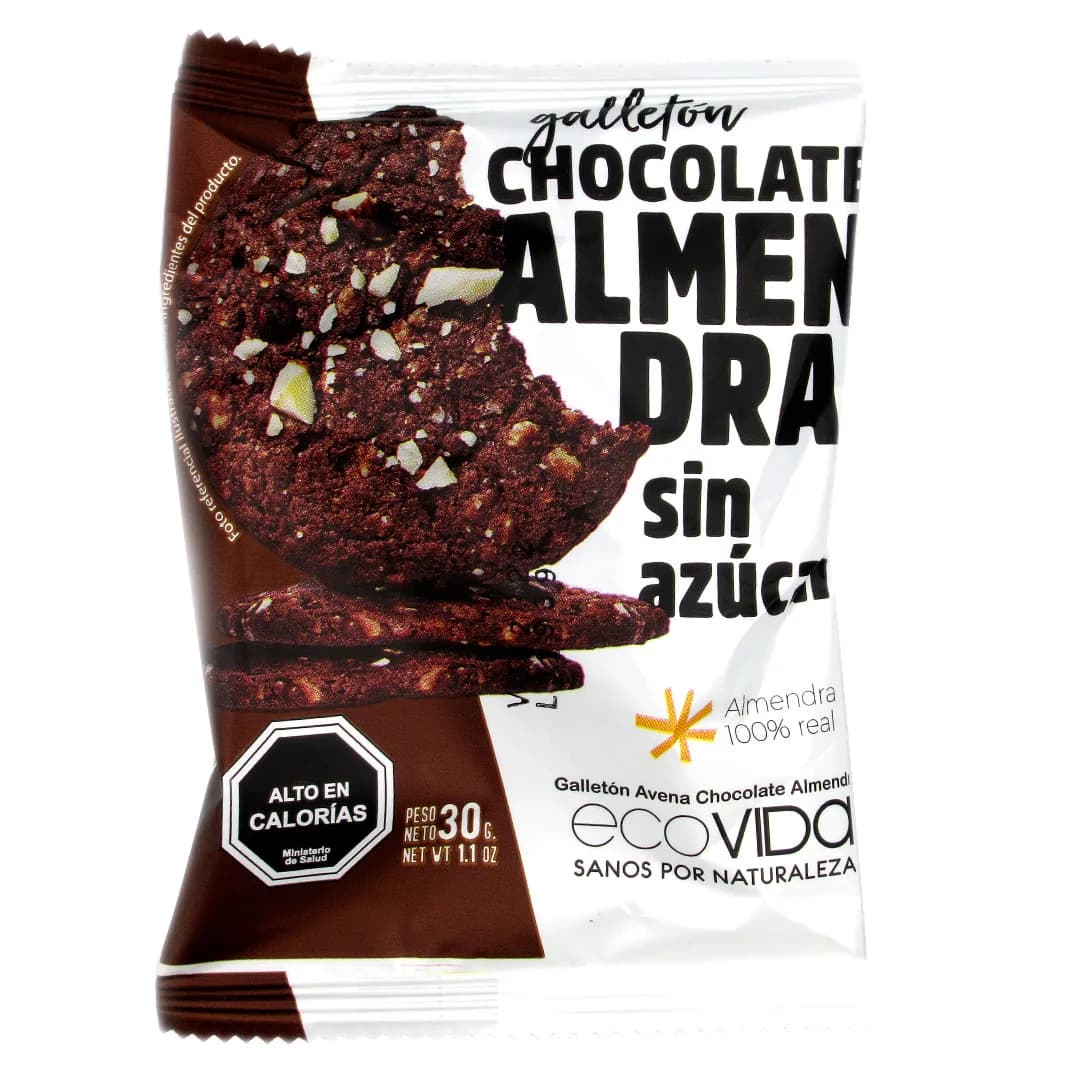 Galleton Choco Almendras Sin Azúcar 30 grs