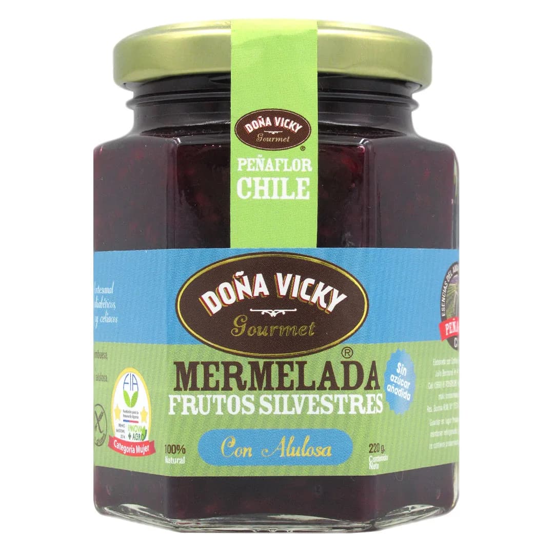 Mermelada Frutos Silvestres Endulzada con Alulosa 220 grs