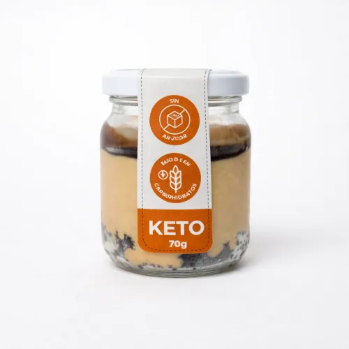 Postre Mousse de Manjar, Sin Azúcar Añadida, Keto, 70 g