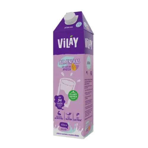 Bebida Vegetal de Almendras Sabor Original Sin Gluten Sin Soya 1 LT