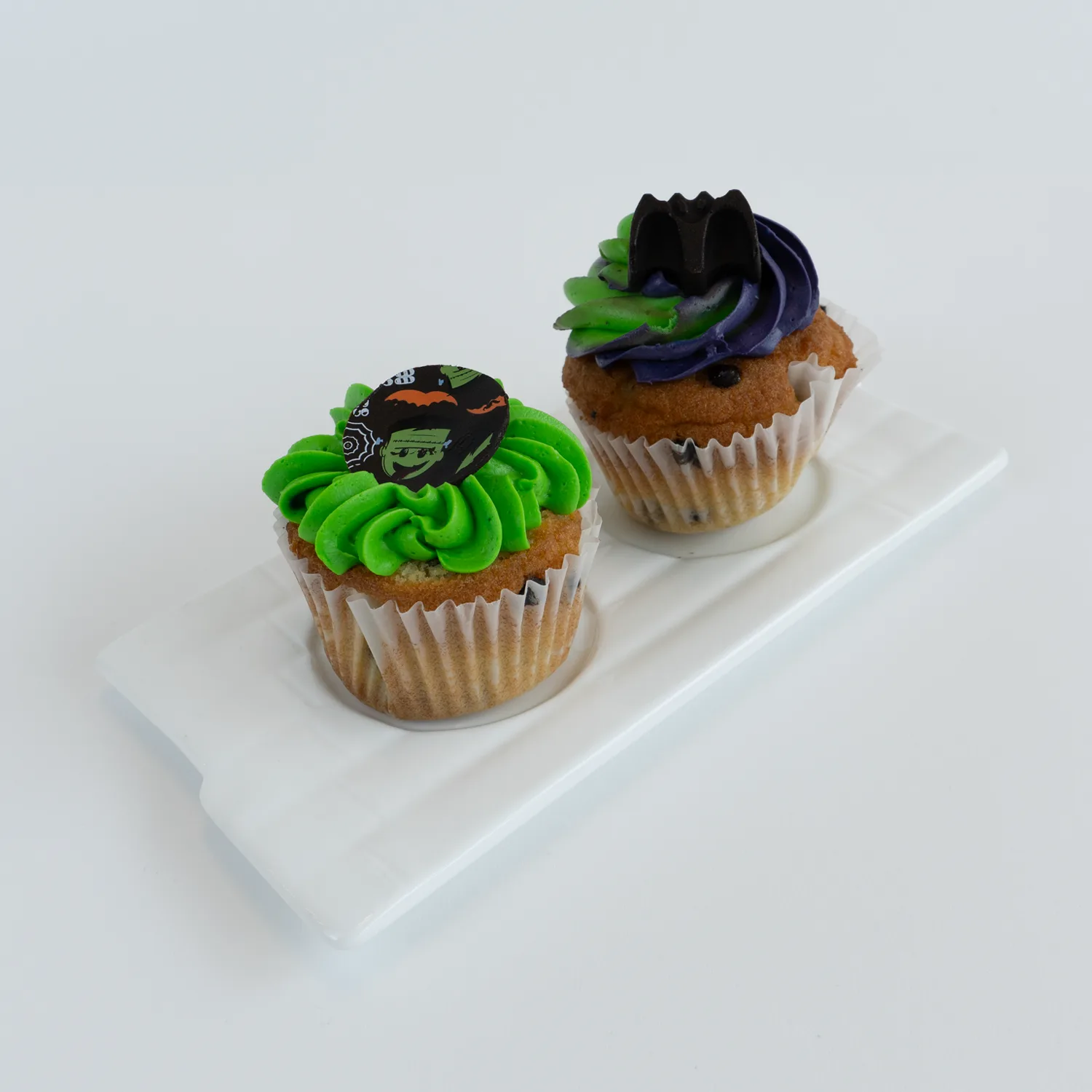 Pack 6 Cupcake Mix Green Spooky, Sin Azúcar