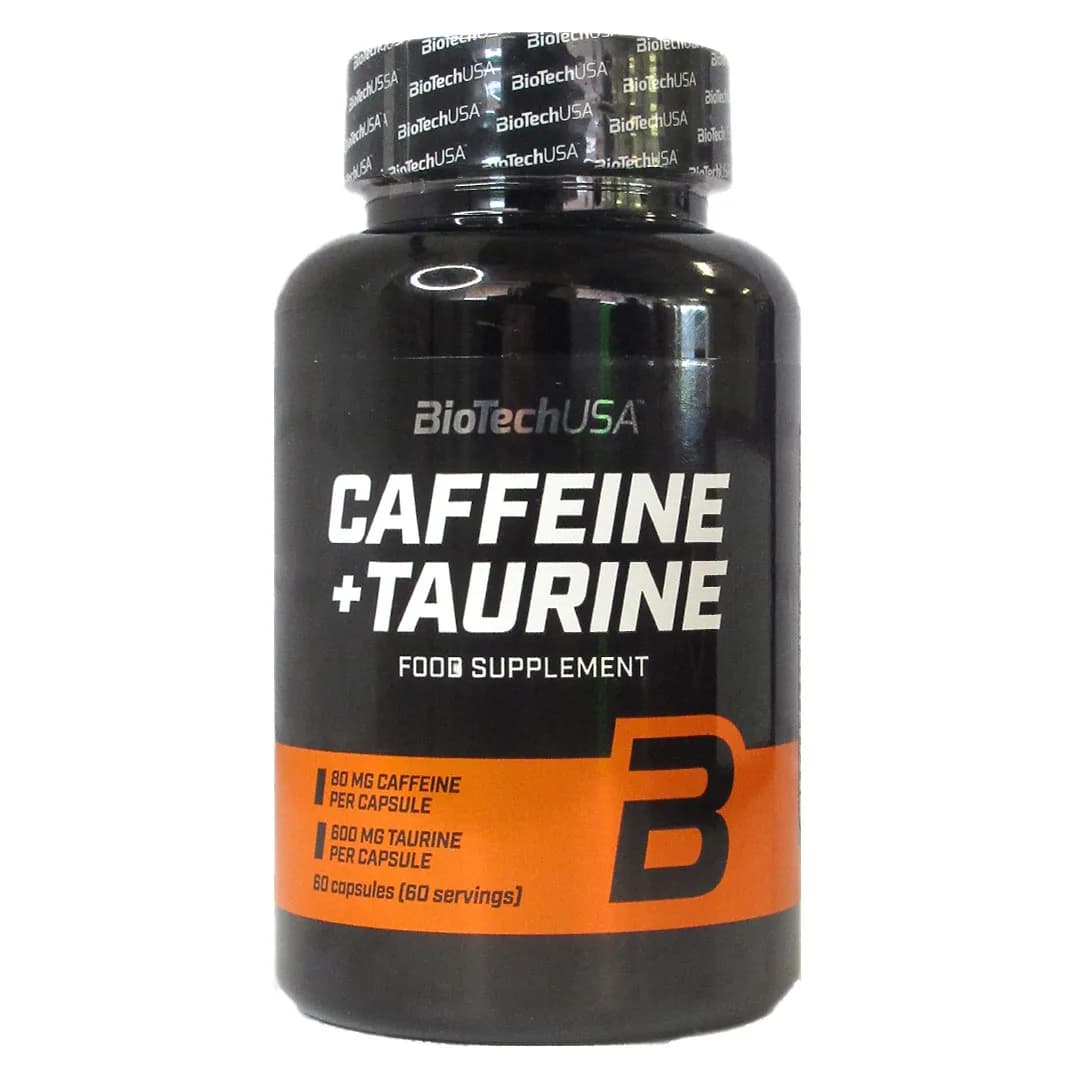 Cafeina y Taurina 60 Capsulas