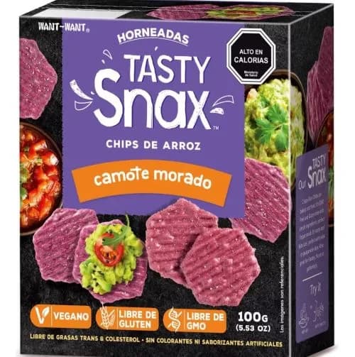 Tostadas de Arroz Camote sin gluten Vegano 100 grs