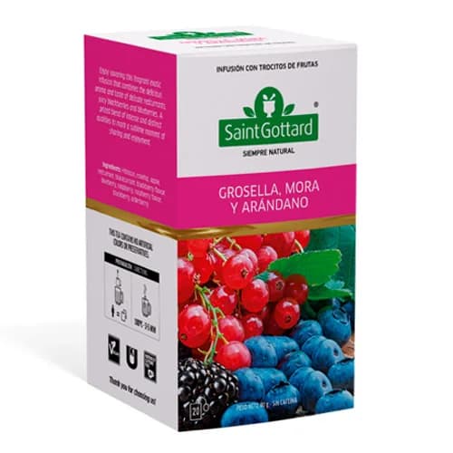 Infusión de Hierbas Grosella Mora Arándano 20 bolsas