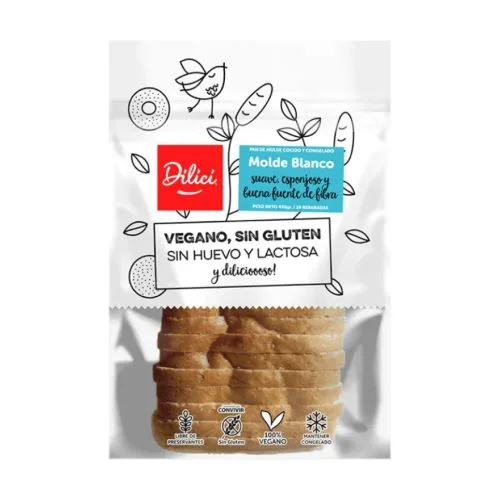 Pan de Molde Blanco de Linaza Sin Gluten 430 grs