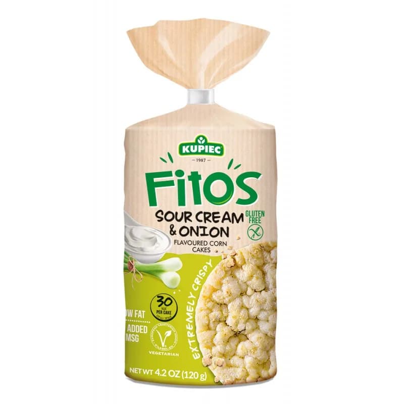 Galleta de Maíz sabor Crema y Cebolla Vegana sin gluten 120 grs