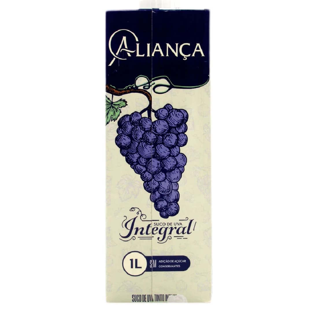 Jugo de Uva Tinto Integral, 1 litro
