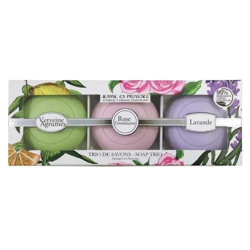 Set 3 Jabones (Lavanda, Rosa y Verbena) 3 x 100 gr