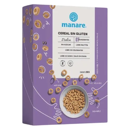 Cereal Dulce Vegano Sin Gluten 250gr