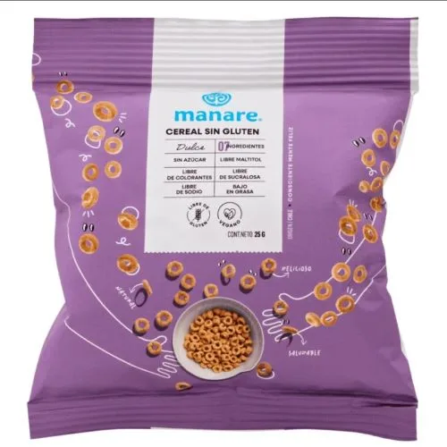 Cereal Dulce Vegano Sin Gluten 25gr