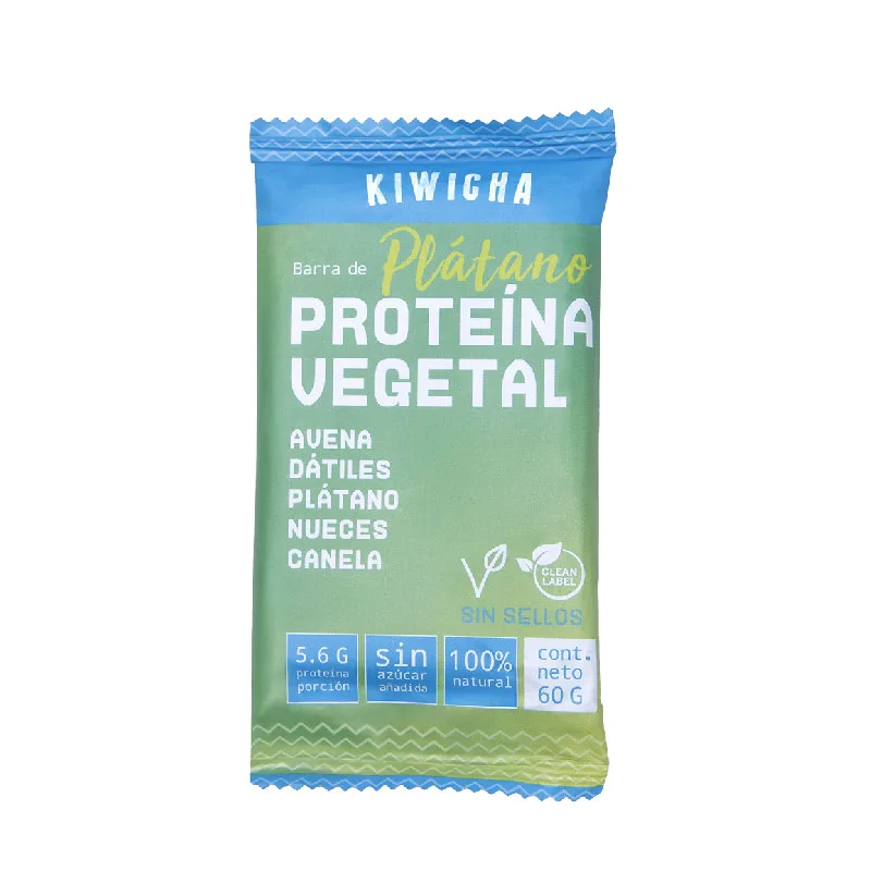 Barra Vegana Sabor Plátano 60 gr