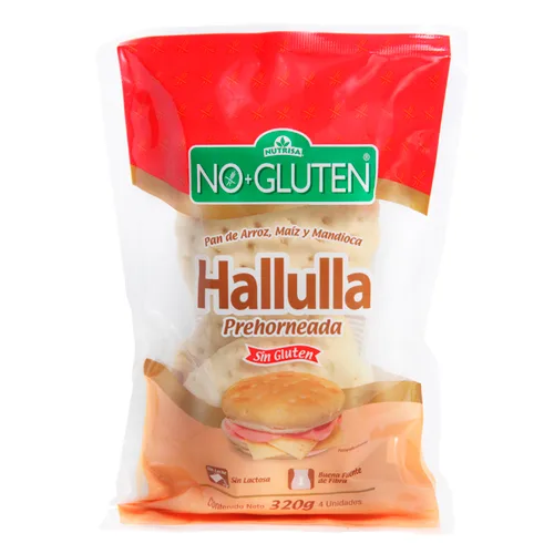 Hallulla Prehorneada Sin Gluten Sin Lactosa 320 grs
