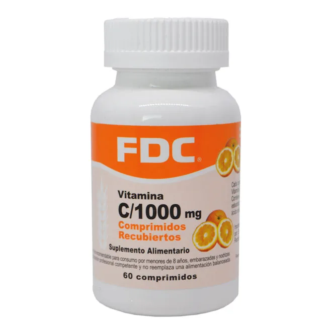 Vitamina C 1000 mg 60 comprimidos