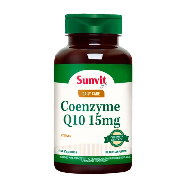 Coenzima Q10 15 mg 120 cápsulas