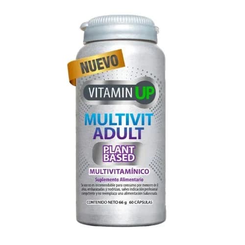 Vitamin UP Multivit Adulto Plant Based 60 Tabletas