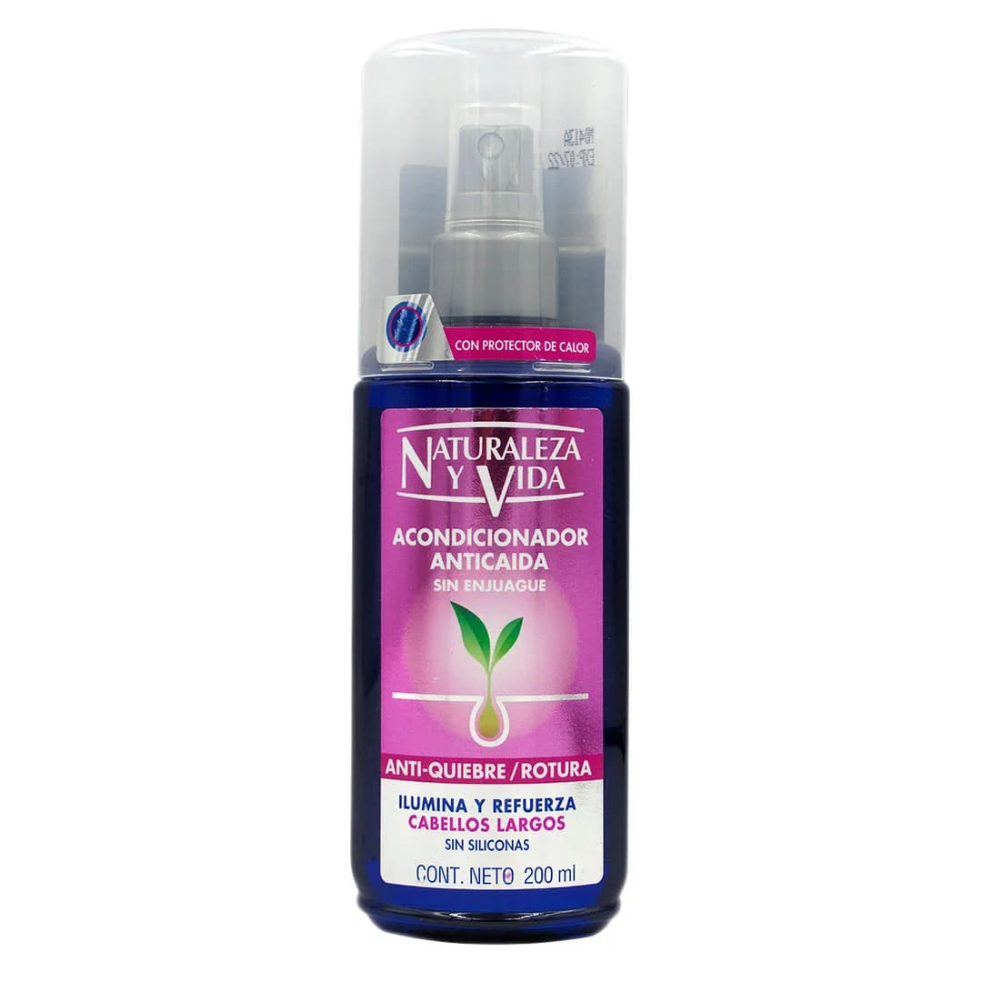 Spray Acondicionador Anti-Quiebre Anti Rotura Sin siliconas Con protector del calor 200 ml