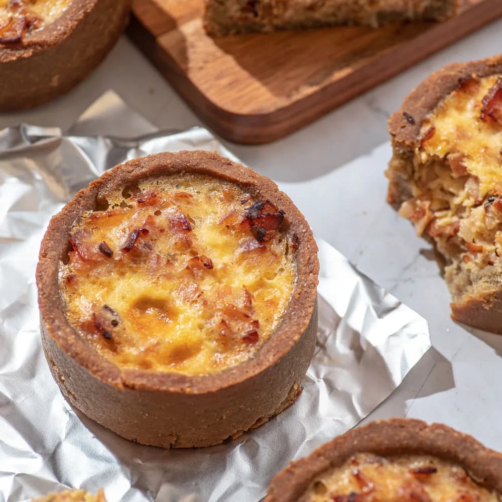 Descontinuado Quiche Individual Lorraine Keto 130 ger c/u 6 Unidades