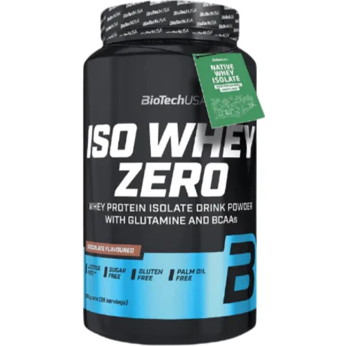 Proteína Iso Whey Zero Sin Gluten Sabor Dark Chocolate Flavoured 908 grs