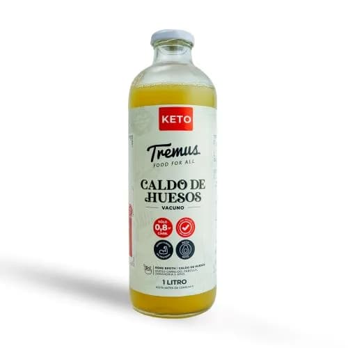 Caldo de Huesos de Vacuno, Keto, 1 L