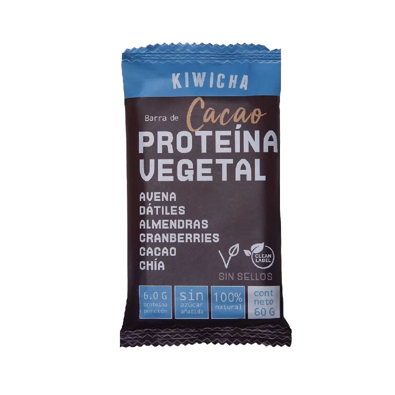 Barra Vegana Sabor Cacao 60 gr
