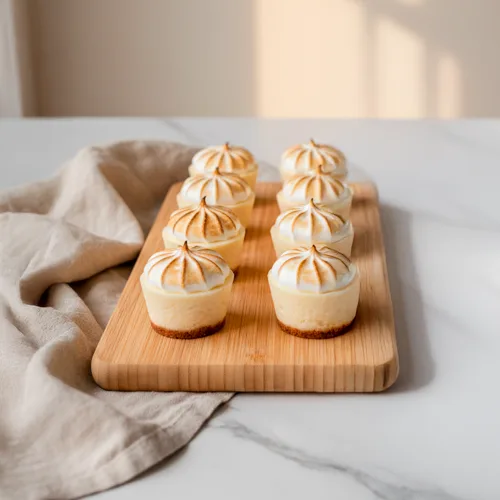 Caja 8 Unidades Mini Cheesecake de Limón, Sin azúcar Añadida, Keto
