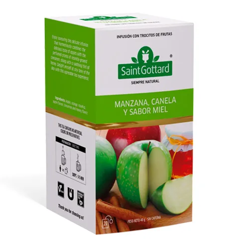 Infusión de Hierbas Manzana Canela y Miel 20 bolsas