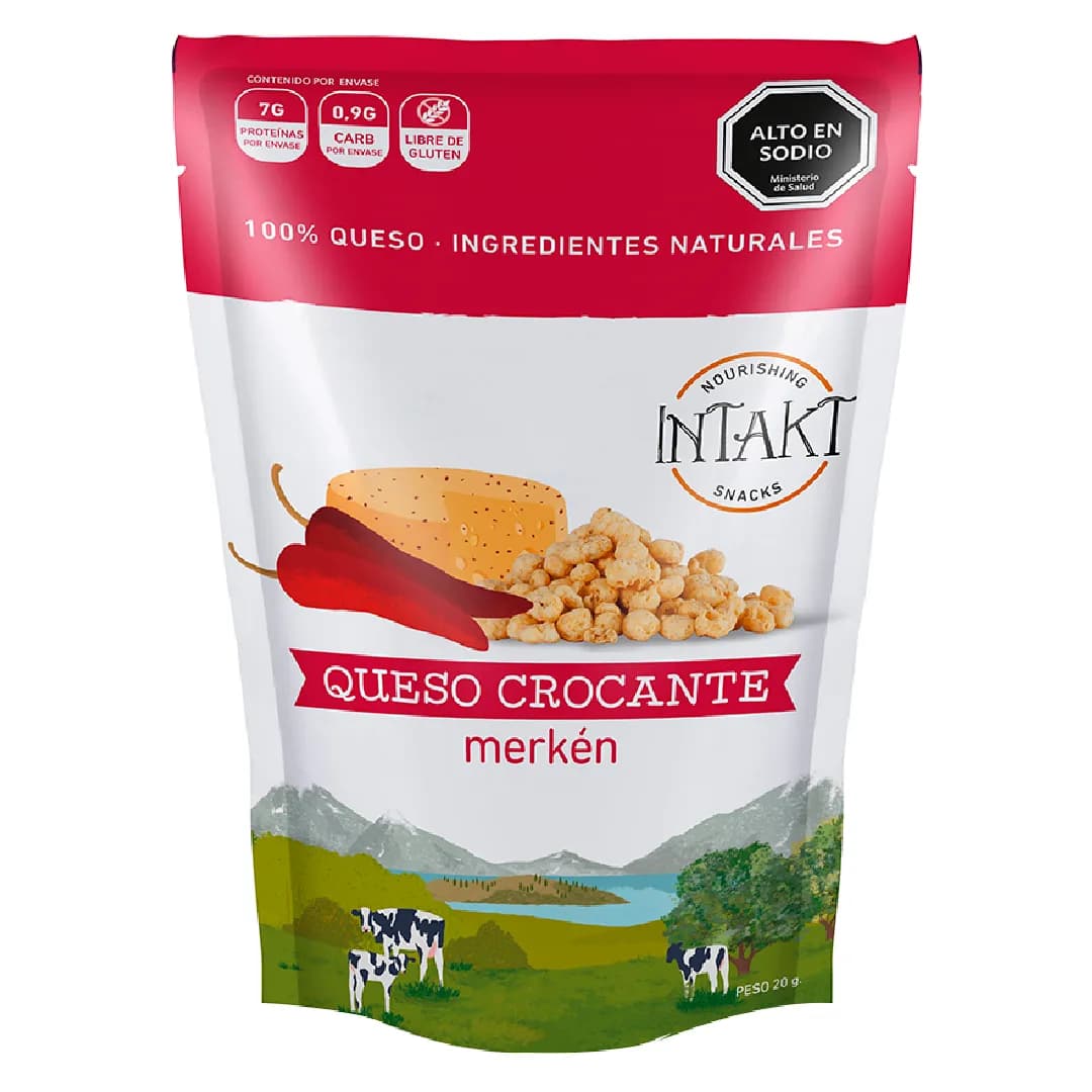 Snack Queso Crocante merken 20 grs