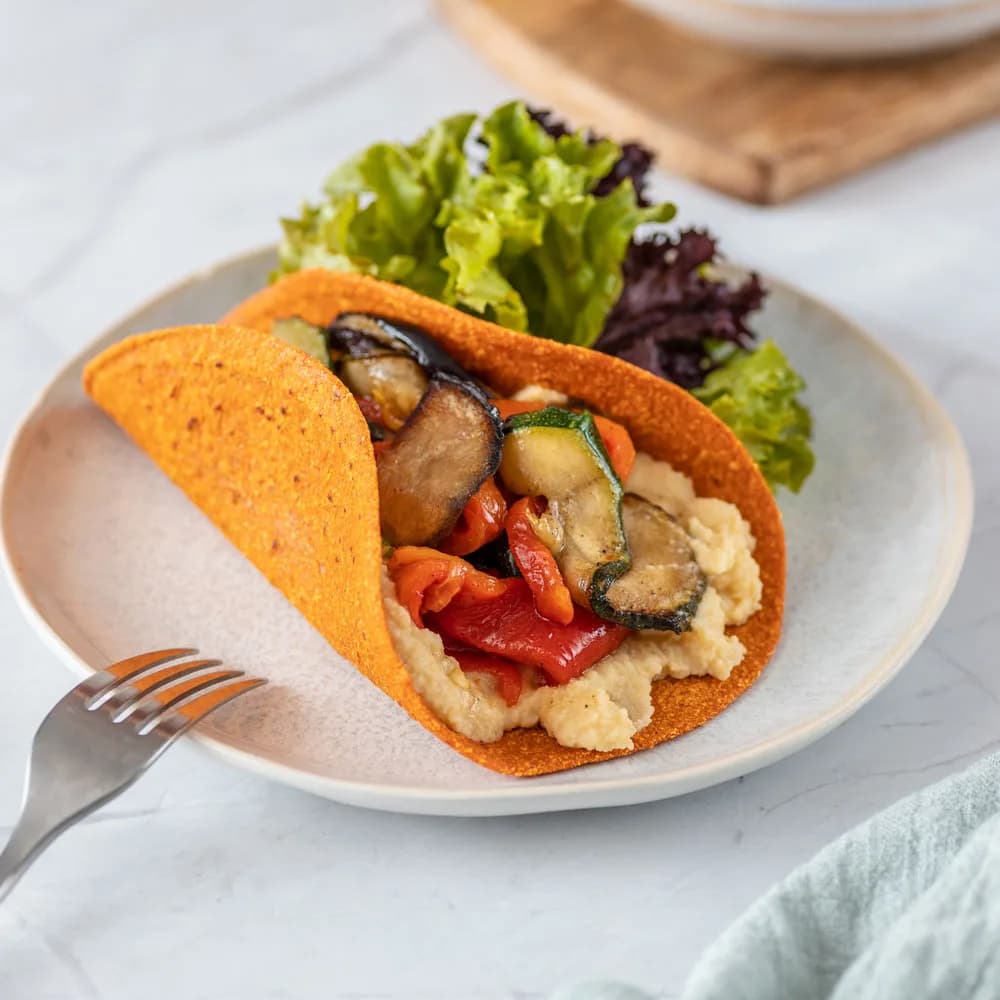 Tortillas de Pimentón Keto y Veganas 8 unidades de 35 grs c/u