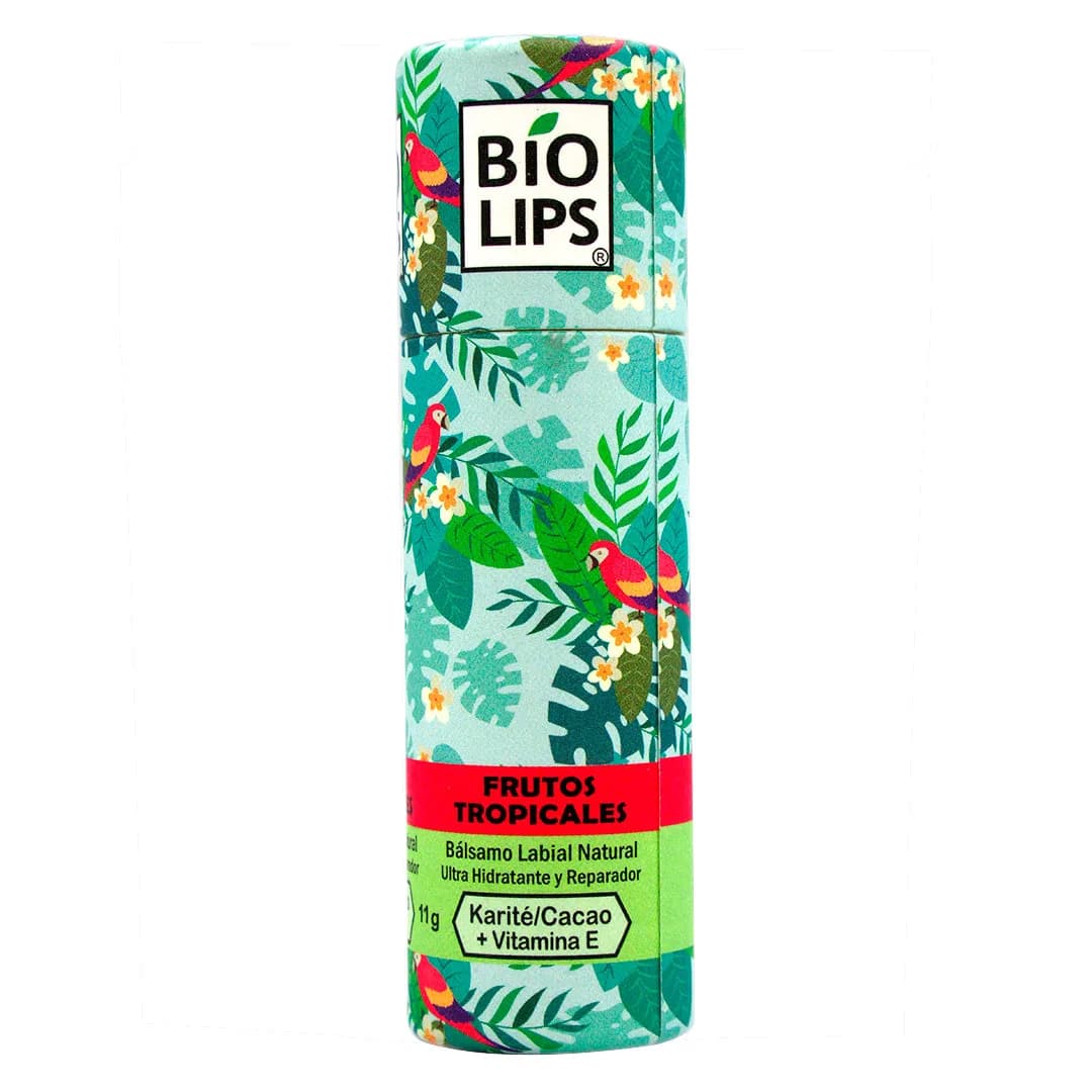 Biolips Frutos Tropicales Karite Cacao con Vitamina E Color Natural 11 grs