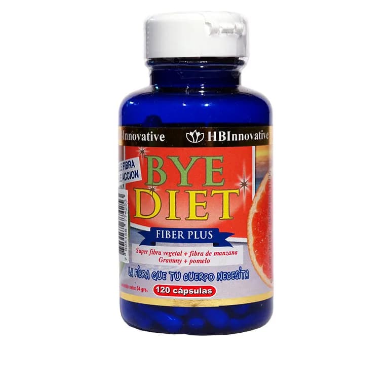 Bye Diet Fiber Plus 120 cápsulas