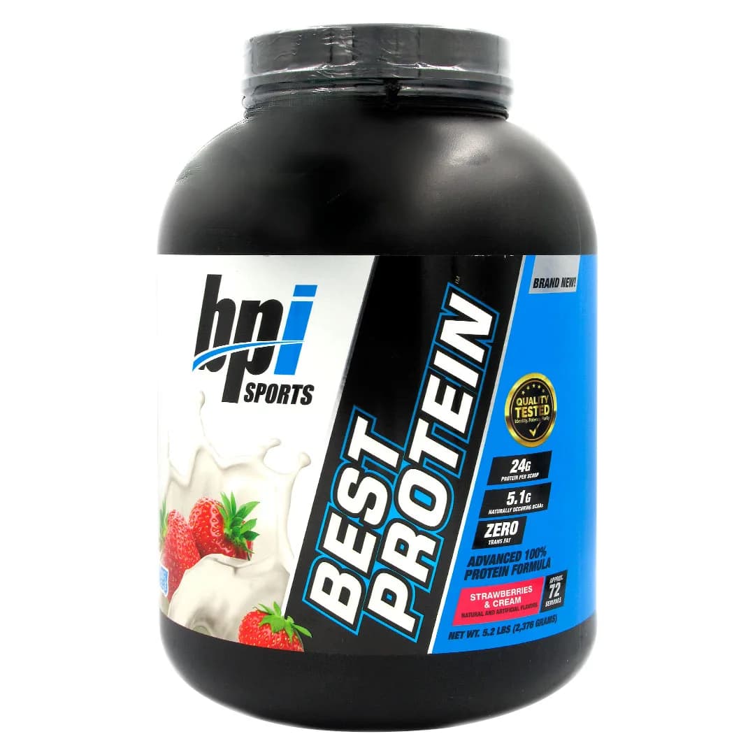 Best Protein Sin Lactosa Sabor Frutilla 5,2 lbs 2,37 kg