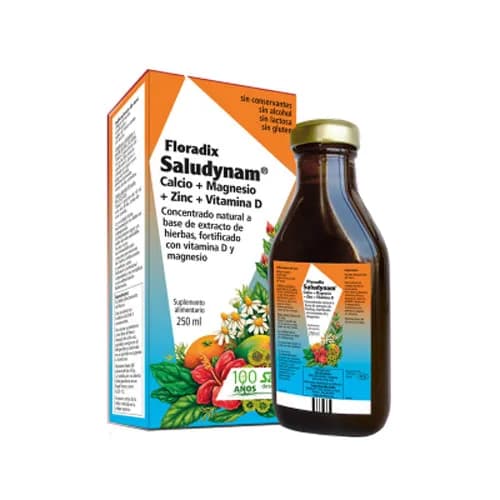 Saludynam Calcio + Magnesio + Zinc +Vit. D 250 ml