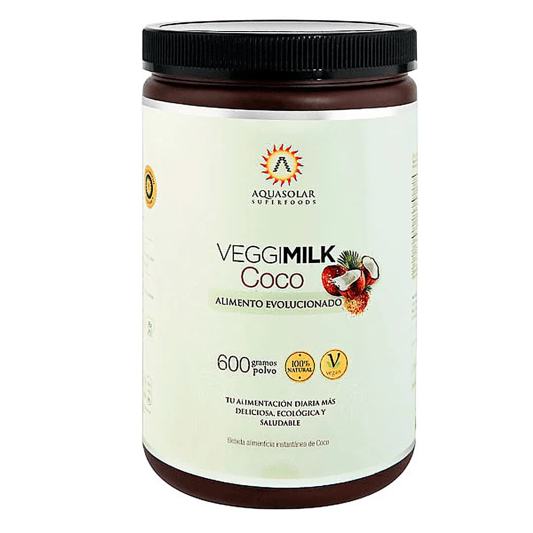 Bebida Vegetal Veggie Milk Sabor Coco 600 grs