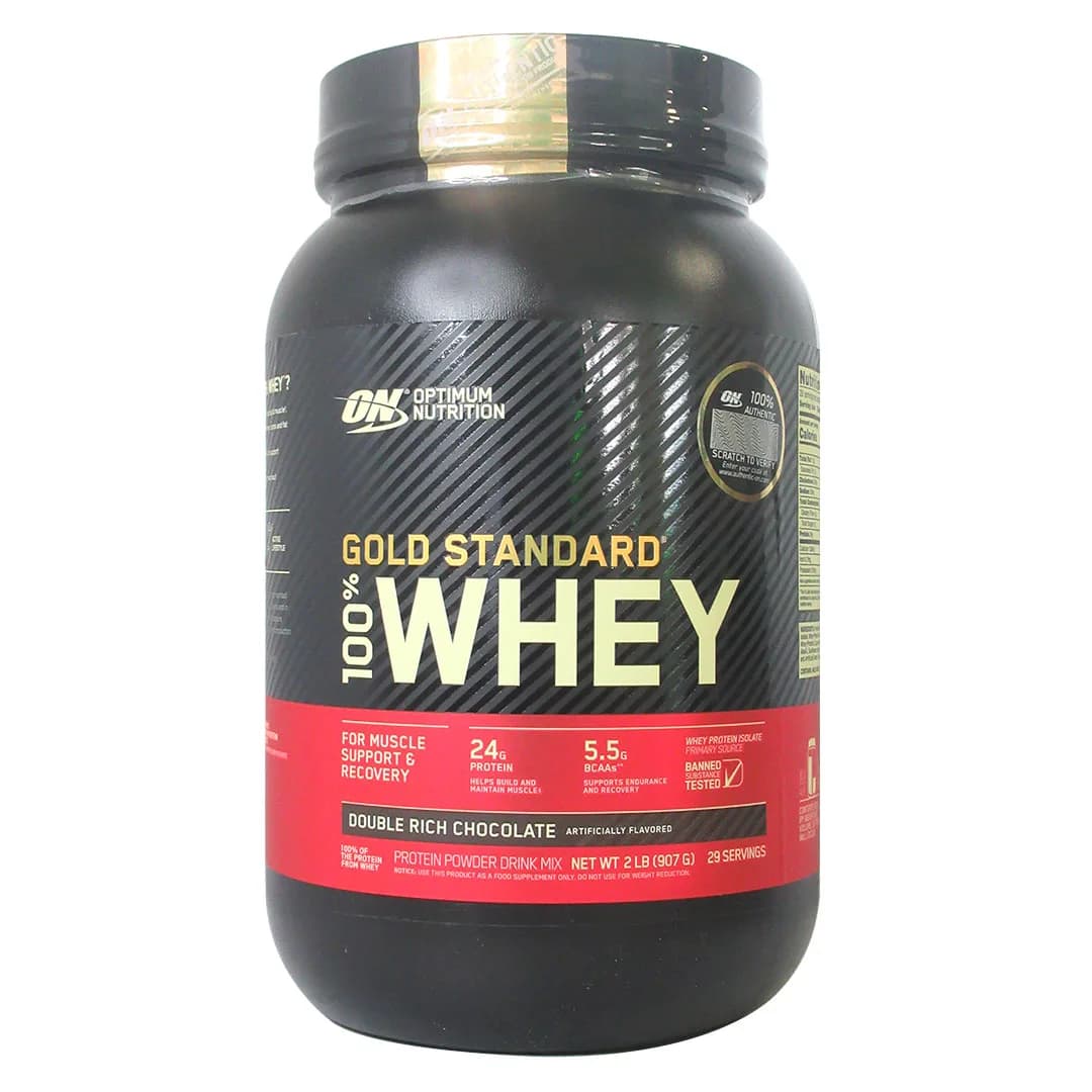 Proteína Whey 100% Sabor Double Chocolate 907 Grs