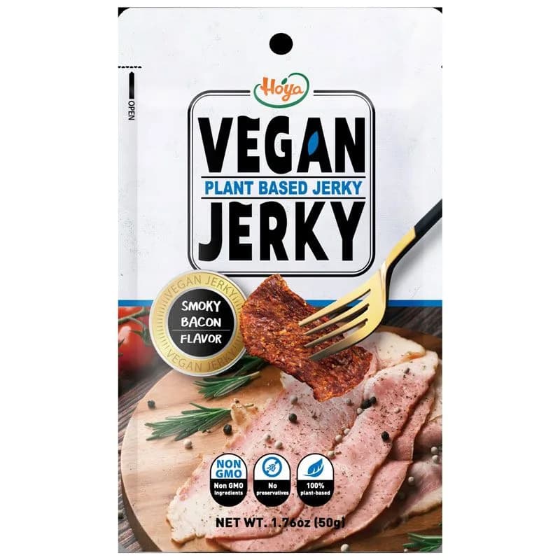 Jerky Vegano sabor Tocino Ahumado 50 grs