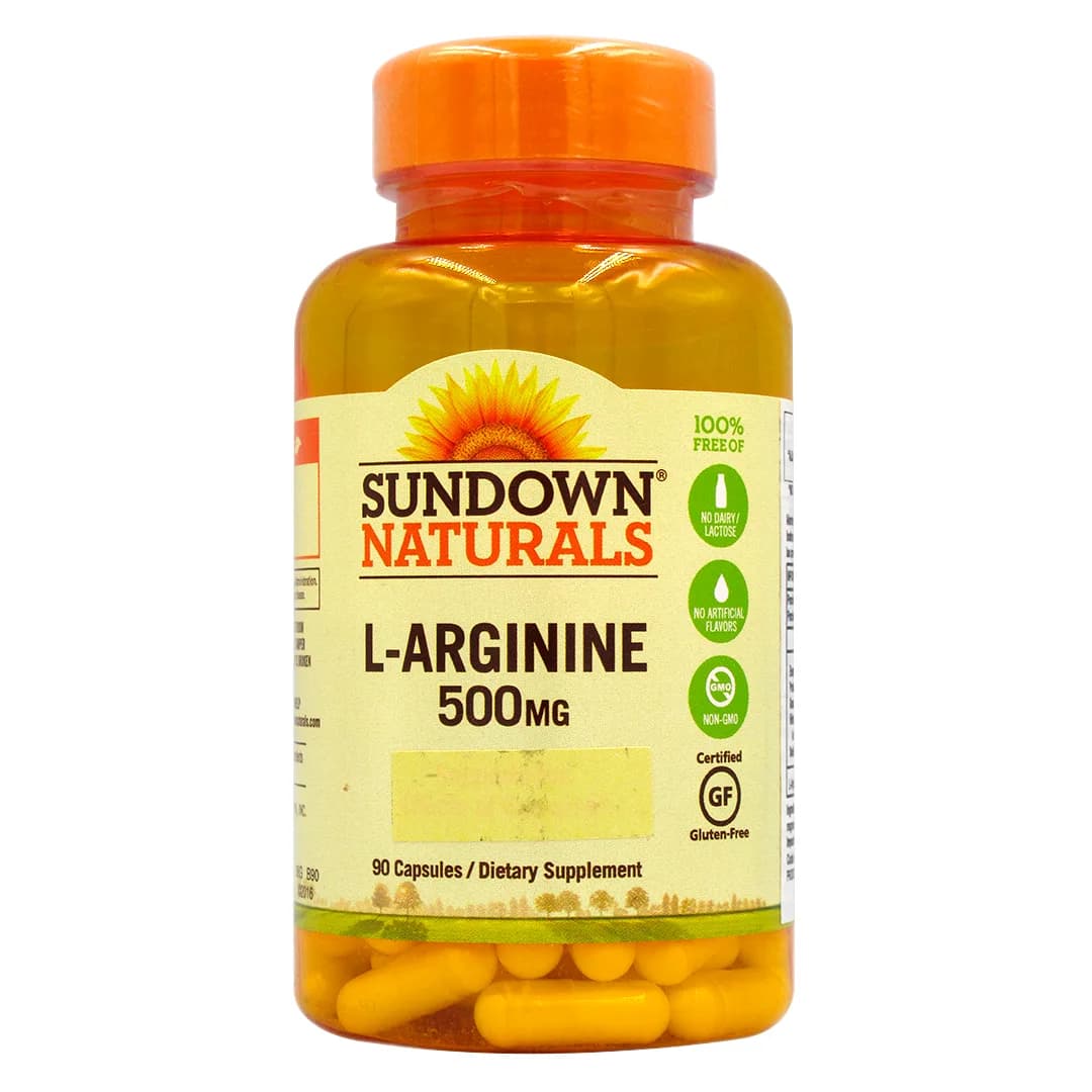 L- Arginina Sin Gluten Sin Gmo 500 mg 90 Capsulas