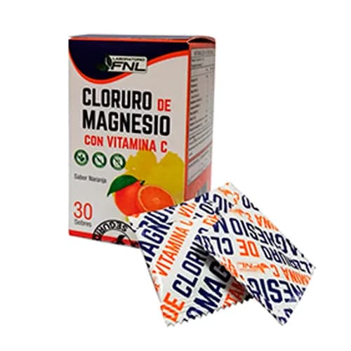 Cloruro de Magnesio con Vitamina C 30 sobres