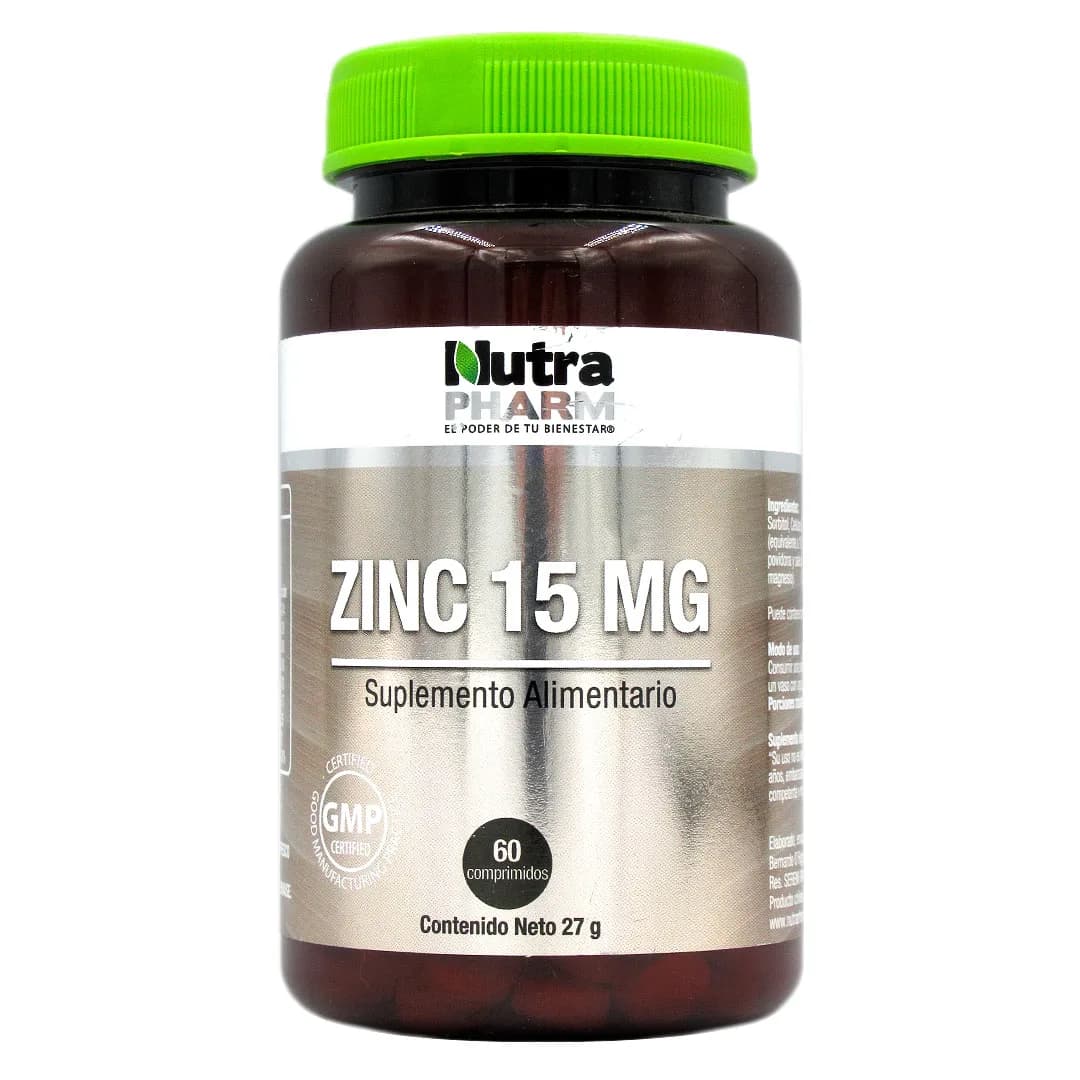 Zinc 15 mg 60 comprimidos